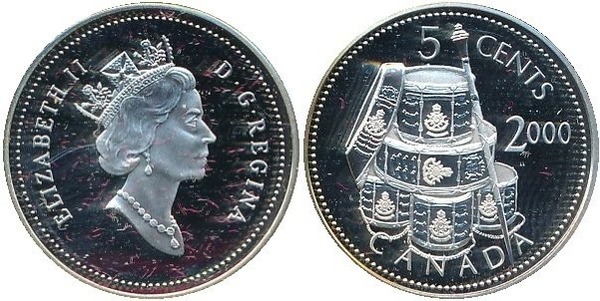 5 cents (1er régiment canadien-français)