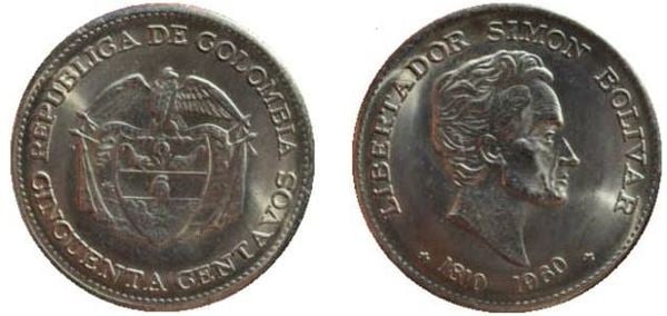 50 centavos (150e anniversaire de l'indépendance)