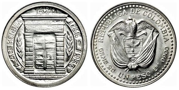 1 peso (200e anniversaire de la Monnaie)