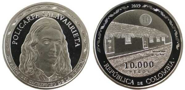 10.000 pesos (Policarpa Salavarrieta)