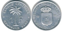 1 franc (Rwanda-Urundi-Belgique Congo)