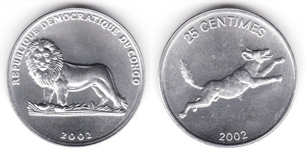 25 centimes (Chien sauvage)