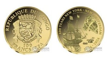 100 francs (New York/New Amsterdam)