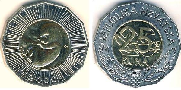 25 kuna (Fœtus humain)