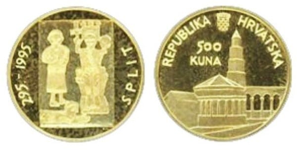 500 kuna (1.700e anniversaire de la ville de Split)