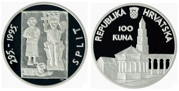 100 kuna (1.700e anniversaire de la ville de Split)