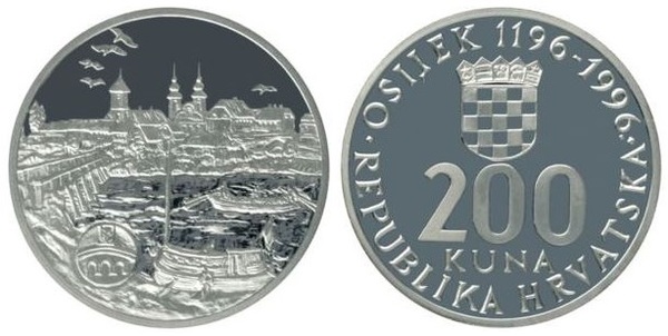 200 kuna (800e anniversaire de la ville d'Osijek)