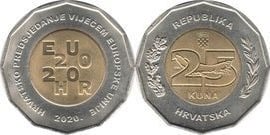 25 kuna (Croatie - Présidence de l'Union européenne)