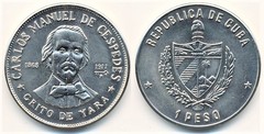 1 peso (Carlos Manuel de Céspedes)