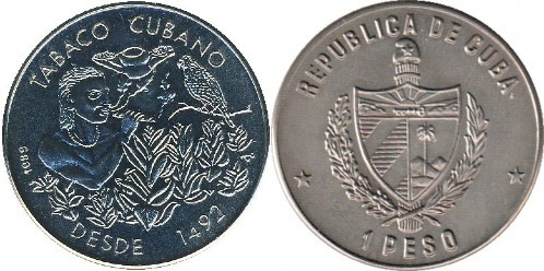 1 peso (Tabac cubain)