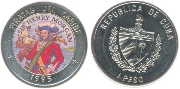 1 peso (Pirates des Caraïbes - Sir Henry Morgan)