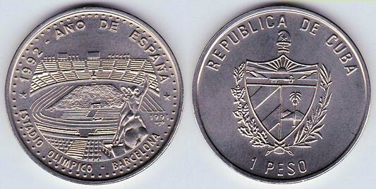 1 peso (Stade olympique de Barcelone)