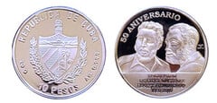 10 pesos (Fidel Castro y Ernest Hemingway)