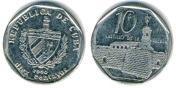 10 centavos (Poids du cabriolet)