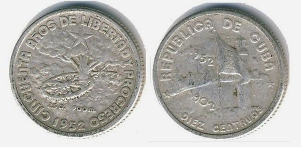 10 centavos (50e anniversaire de la République)