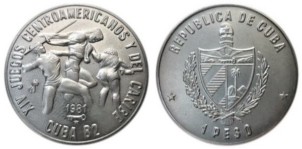 1 peso (XIVe Jeux d'Amérique centrale et des Caraïbes)