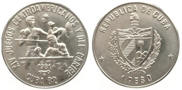 1 peso (XIVe Jeux d'Amérique centrale et des Caraïbes)