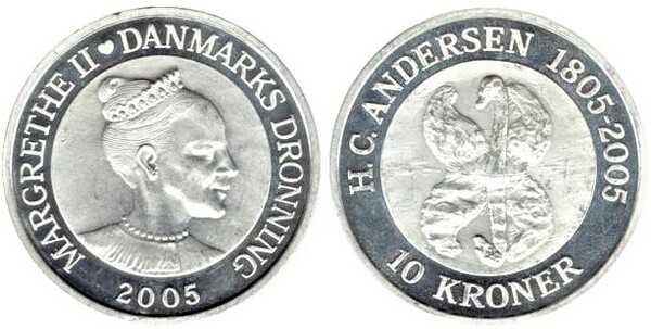 10 kroner (Histoire du vilain petit canard)