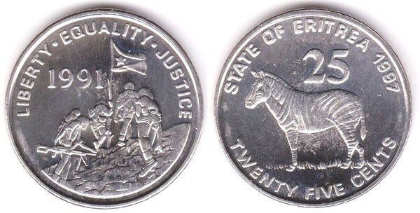 25 cents (Zèbre de Grévy)