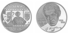 10 euro (Centenario del nacimiento de Jozef Kroner)