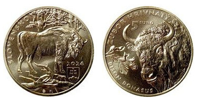 5 euros (Bison d'Europe)