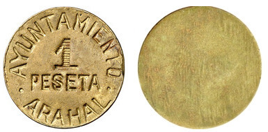 1 peseta  (Arahal)
