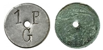 1 peseta (Pétoncles)