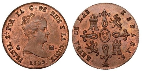 4 maravedíes (Isabel II)