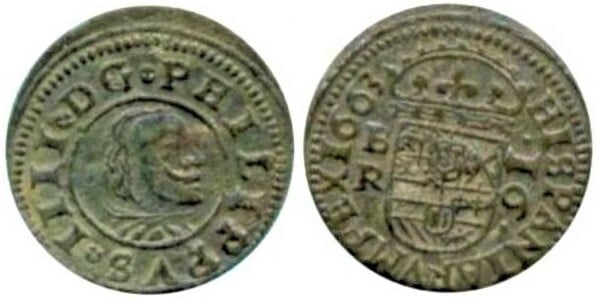 16 maravedíes (Felipe IV)