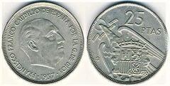 25 pesetas (Francisco Franco)