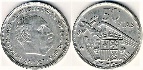 50 pesetas (Francisco Franco)