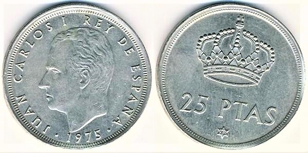 25 pesetas