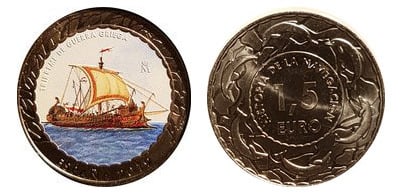 1,5 euro (Trirreme de guerra griega)