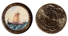 1 1/2 euros (Drakkar escandinavo)