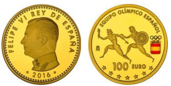 100 euros (Equipo Olímpico Español)