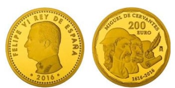 200 euro (IV Centenario de la muerte de Cervantes)