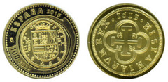 100 euros (2 Escudos de Felipe III)