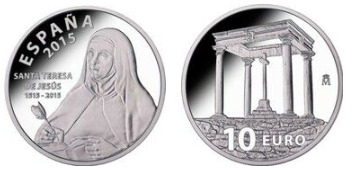 10 euro (Santa Teresa de Jesús)