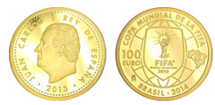 100 euros (Copa Mundial de la FIFA, Brasil 2014)