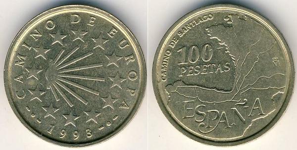 100 pesetas (Le chemin de Saint-Jacques)