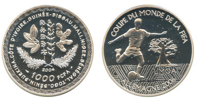 1000 francs CFA (Coupe du monde de football, Allemagne 2006)