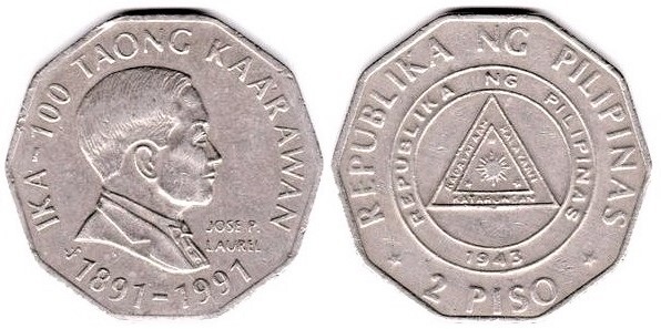 2 piso (100e anniversaire de la naissance de José Paciano Laurel y García)