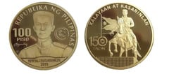 100 piso (150e anniversaire de la naissance d'Emilio Aguinaldo)