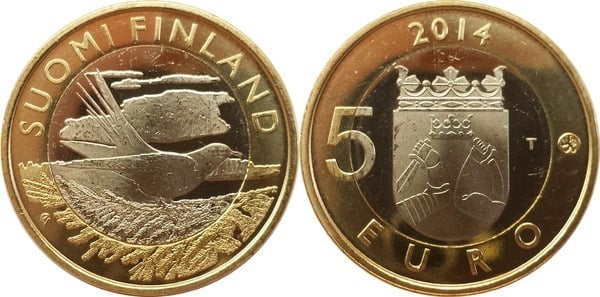 5 euro (Fauna en Karelia - Cuco)