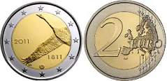 2 euros (200e anniversaire de la Banque centrale de Finlande)