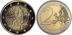 2 euros (150e anniversaire de la monnaie finlandaise)