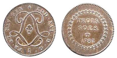 3 sols (Colonies françaises)