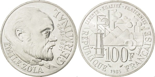 100 francs (100 Aniversario de Emile Zola)