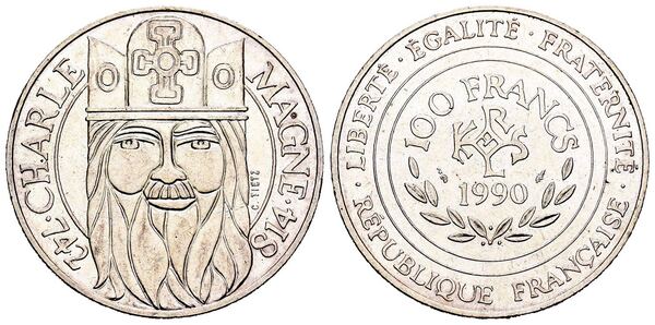 100 francs (Charlemagne)