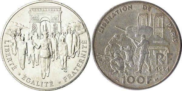 100 francs (Libération de Paris)